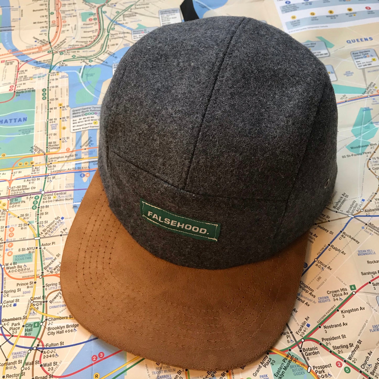 Avenue Logo. Wool Cap - FALSEHOOD.