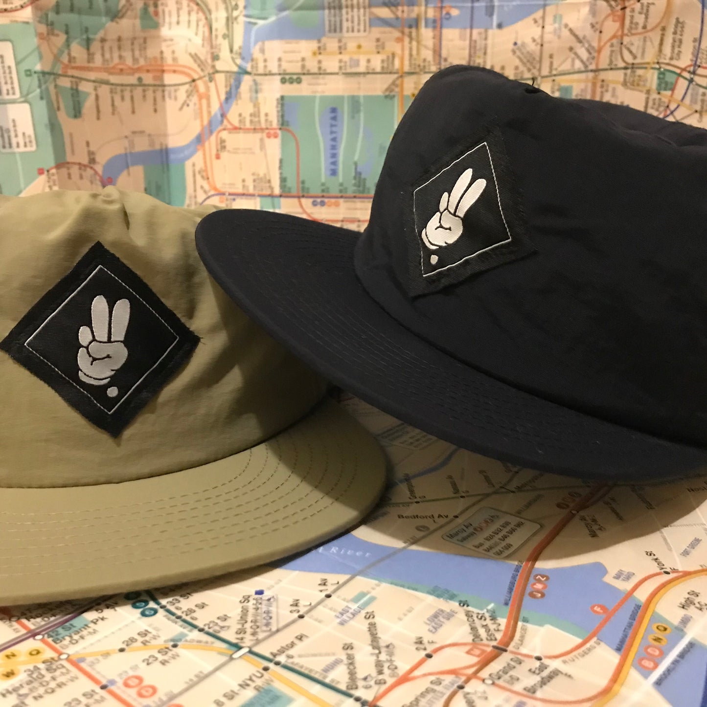 FINGERS TOGETHER. Snapback Cap - FALSEHOOD.