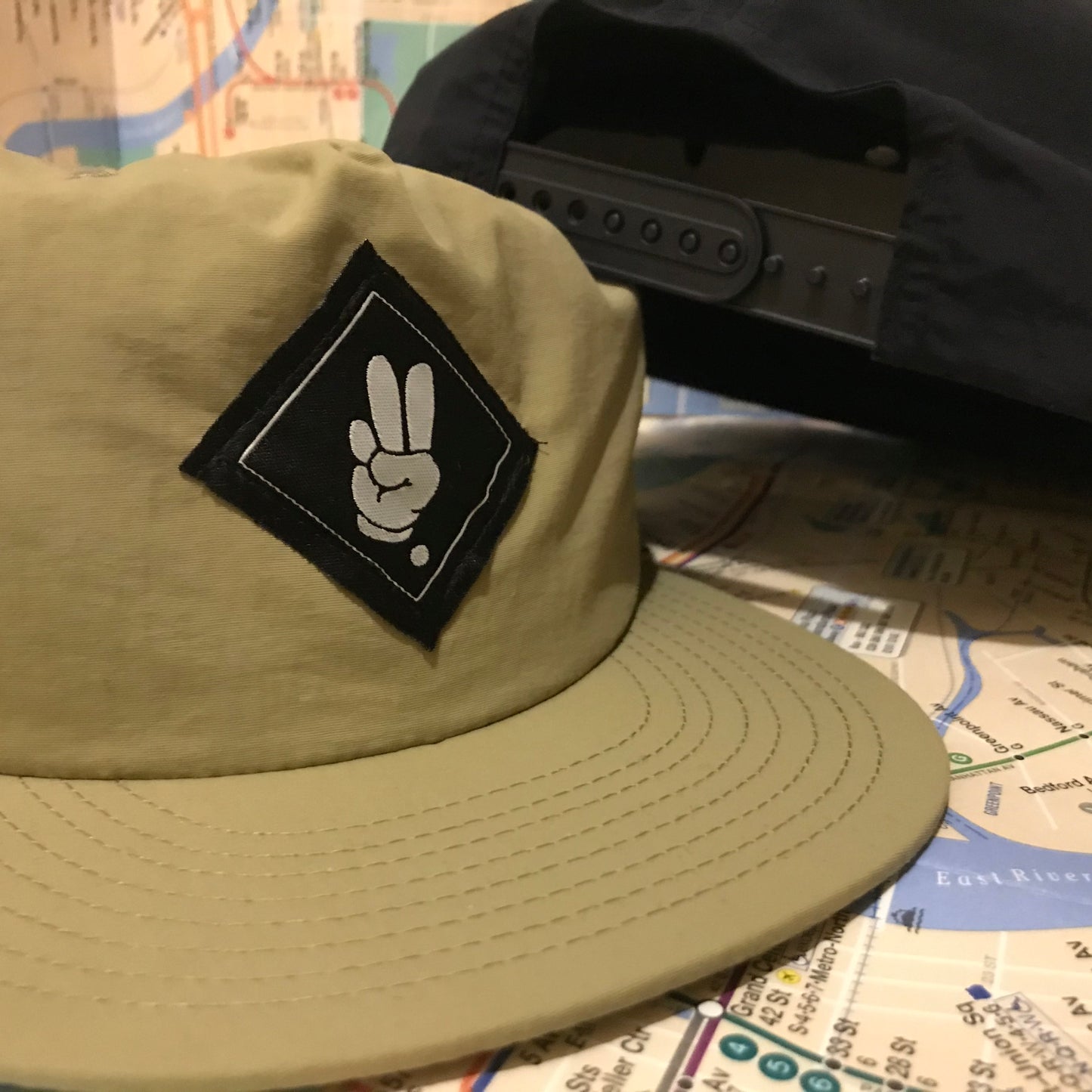 FINGERS TOGETHER. Snapback Cap - FALSEHOOD.