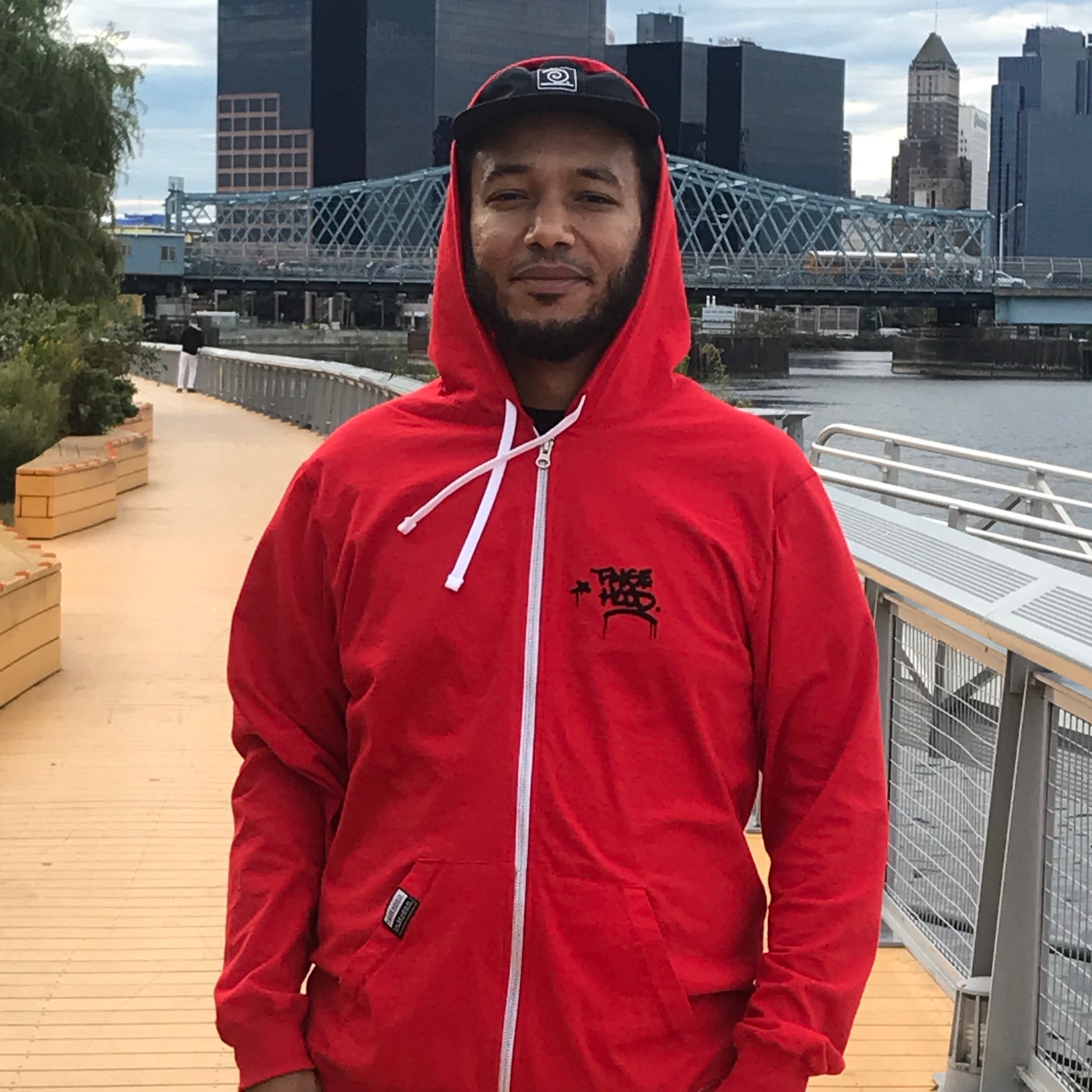 The Big TAG. Full-Zip Up Hoody - FALSEHOOD.