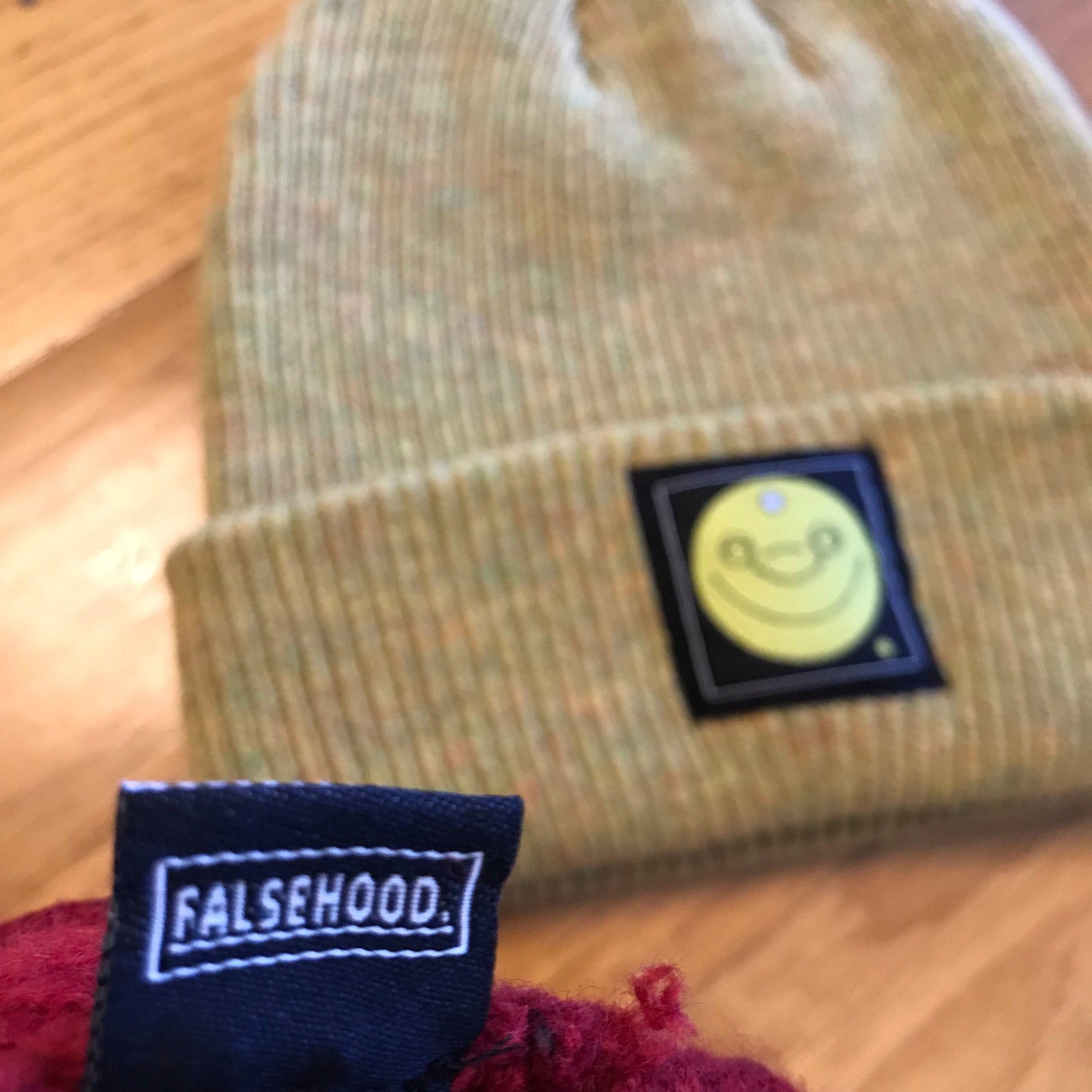 THIRD EYE SHARP. Merino Wool Beanie - FALSEHOOD.