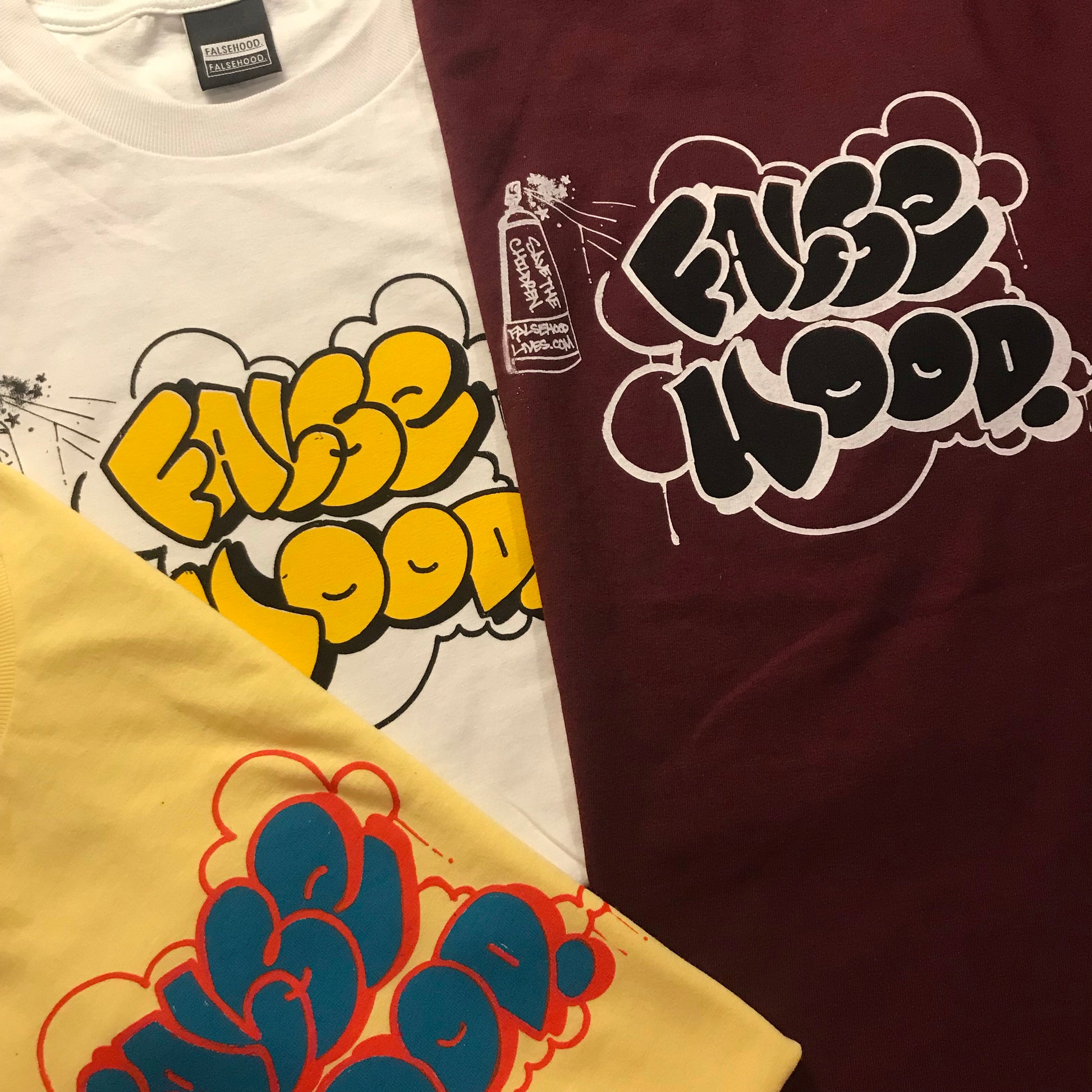 The THROWIE. Tee - FALSEHOOD.