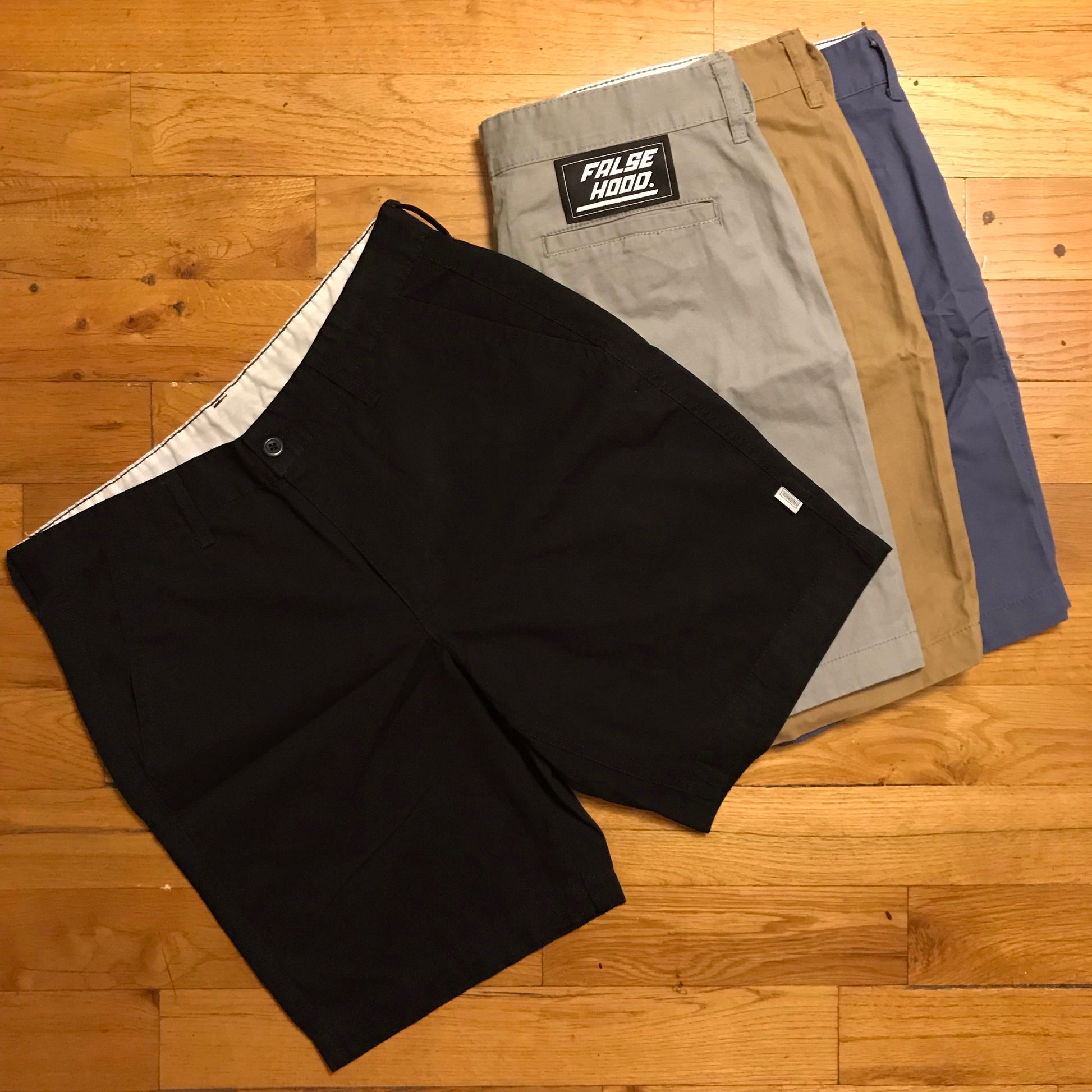 The Racer Logo Chino Shorts - FALSEHOOD.