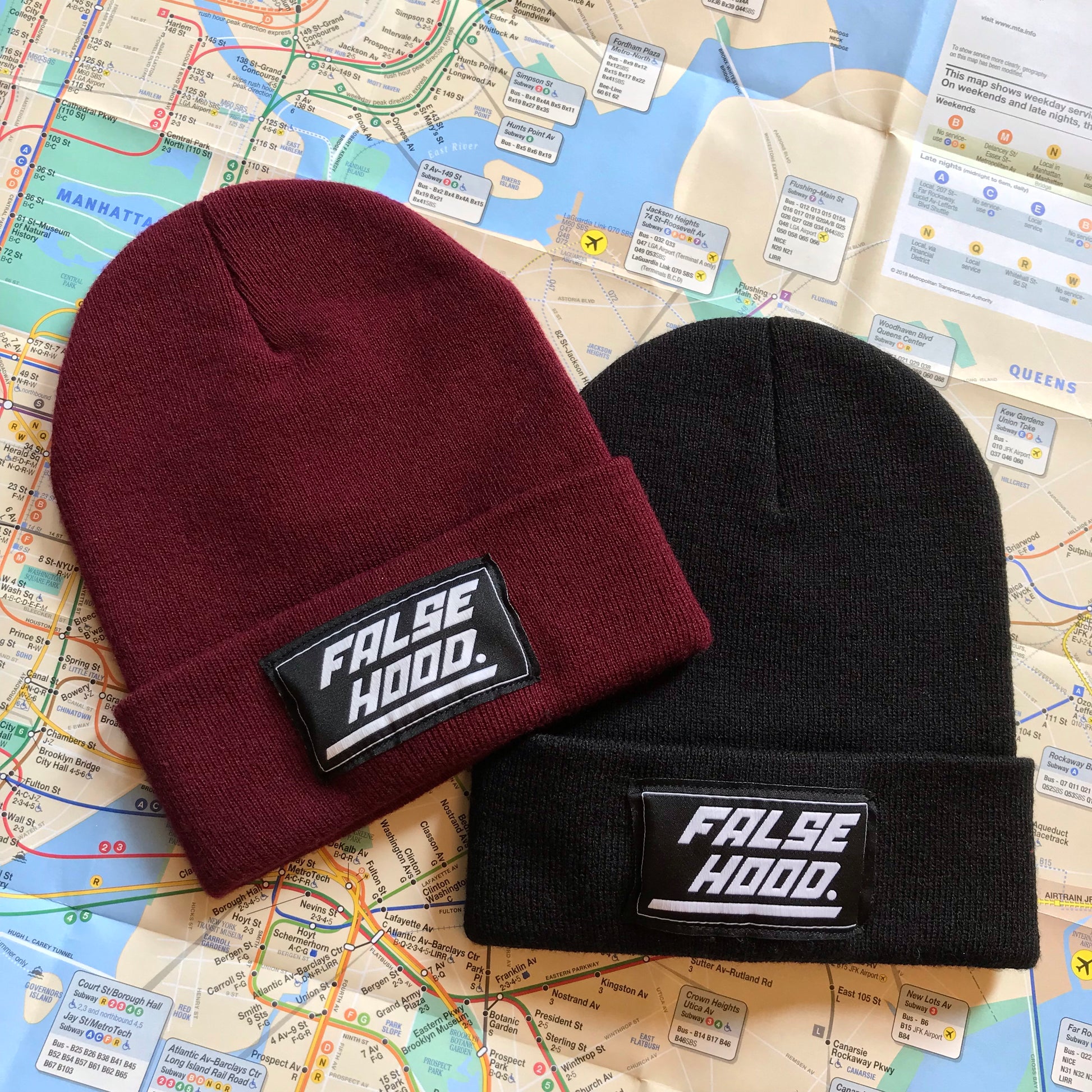 The Racer Logo Acrylic Beanie - FALSEHOOD.