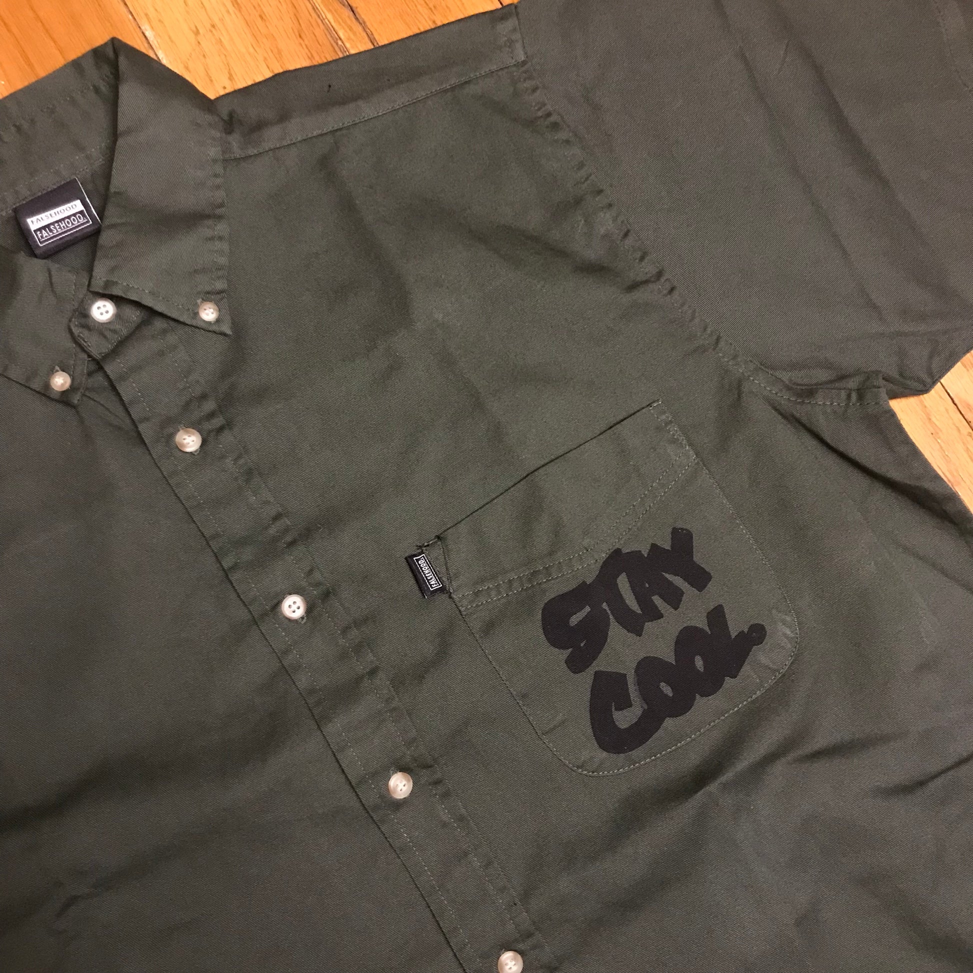 STAY COOL. Short Sleeve Shirt - FALSEHOOD.