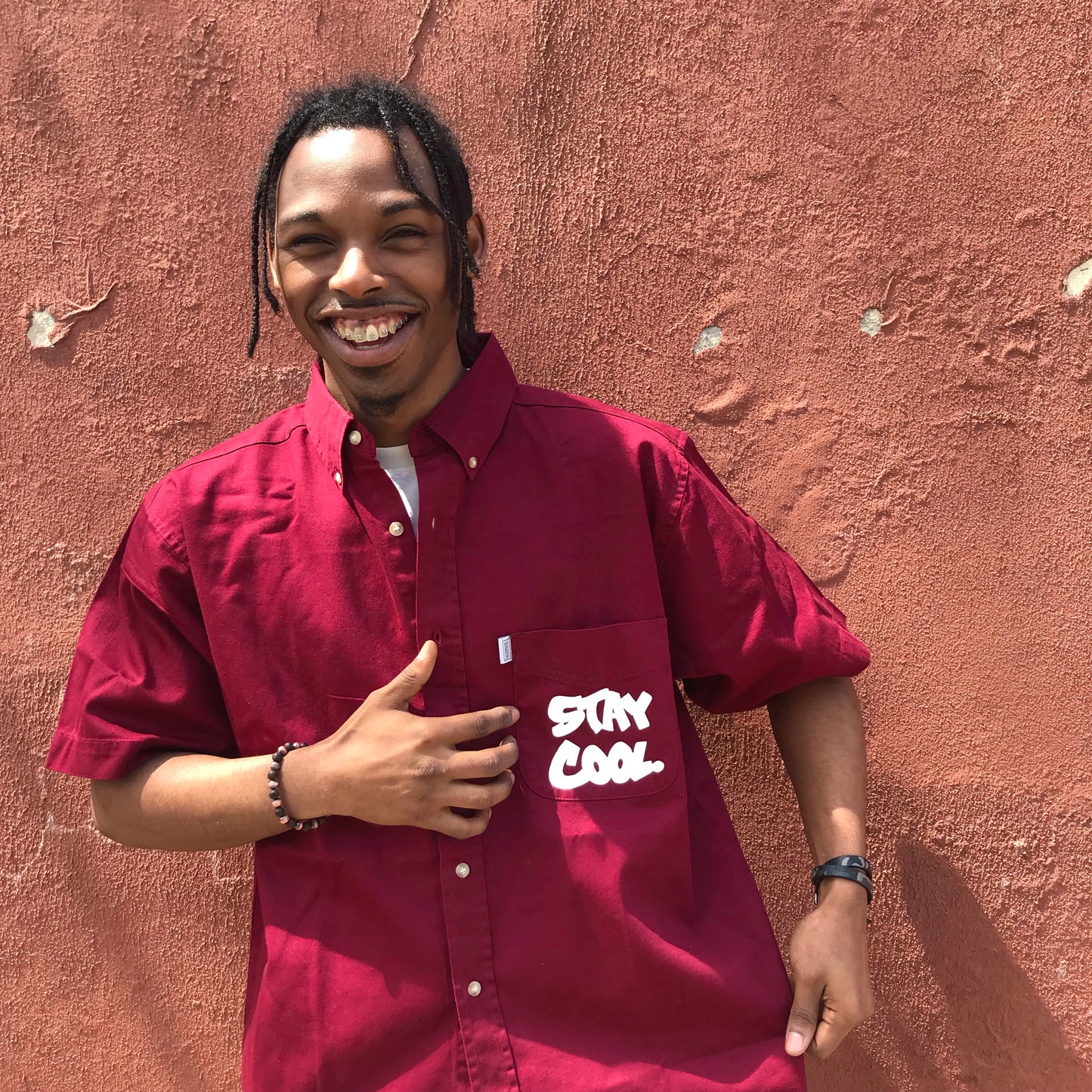 STAY COOL. Short Sleeve Shirt - FALSEHOOD.