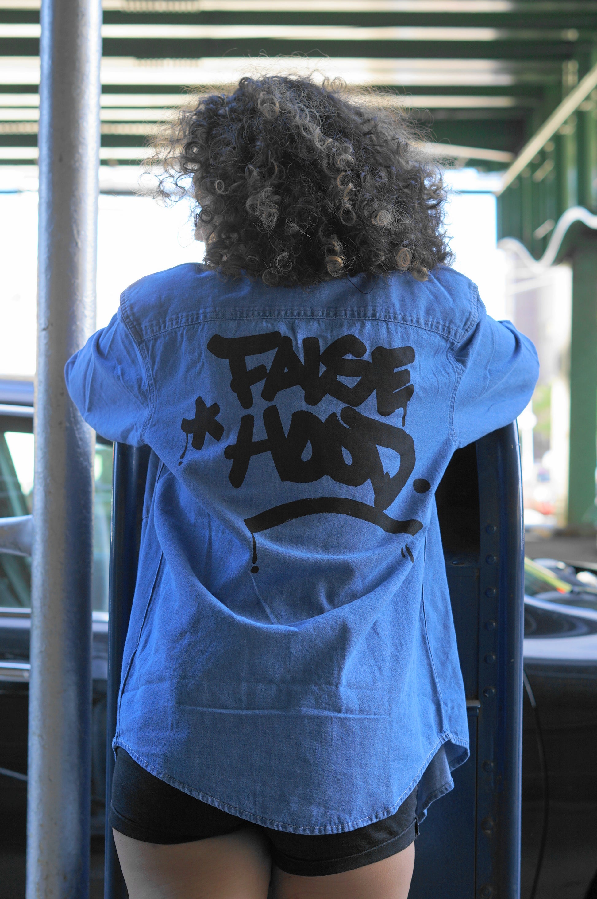 The Big TAG. Denim Shirt - FALSEHOOD.