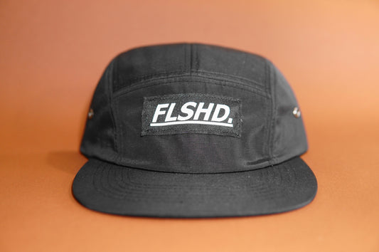FLSHD. Box Logo Camper Cap - FALSEHOOD.
