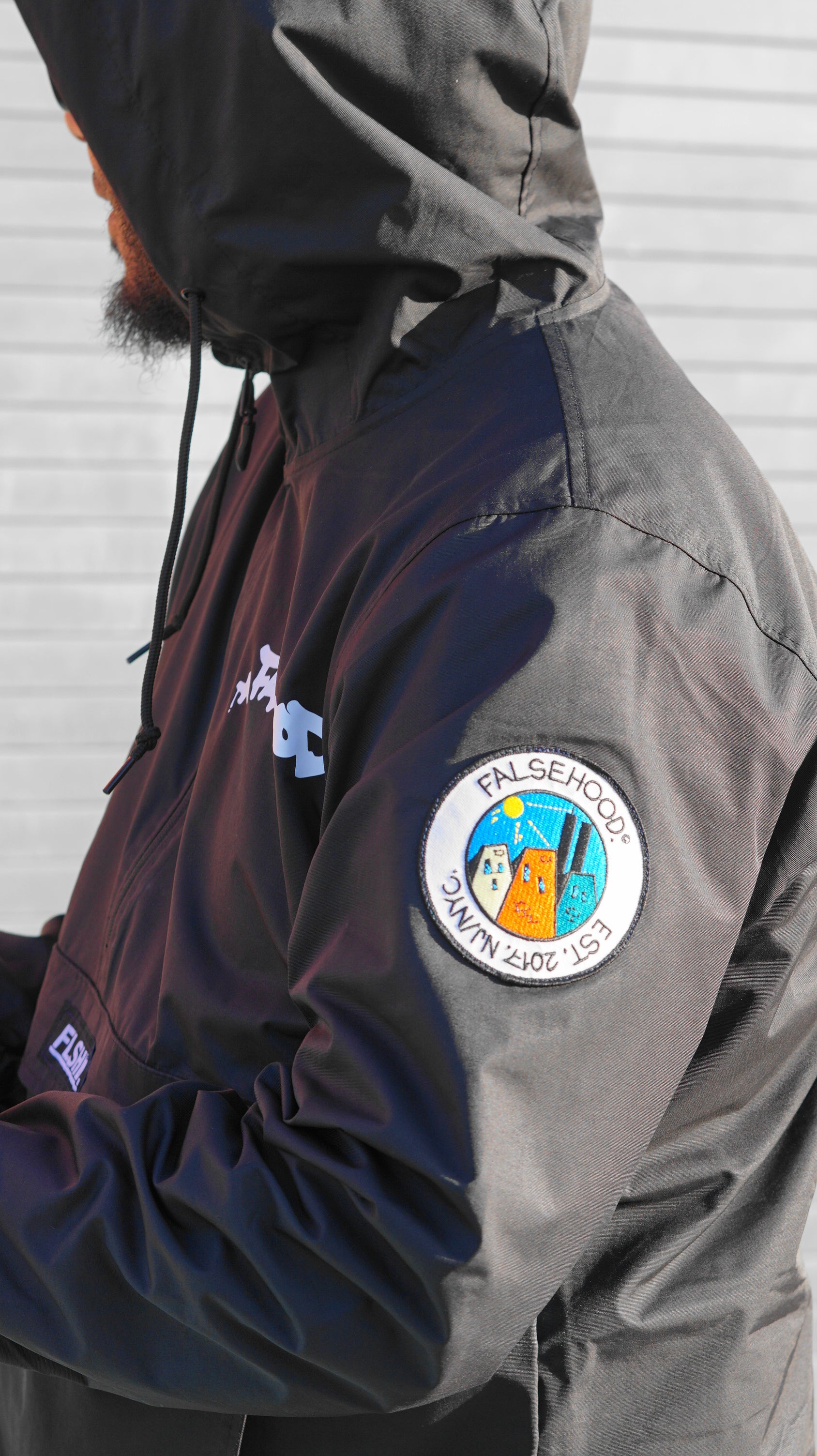 The Big TAG. Runner Anorak Jacket - FALSEHOOD.