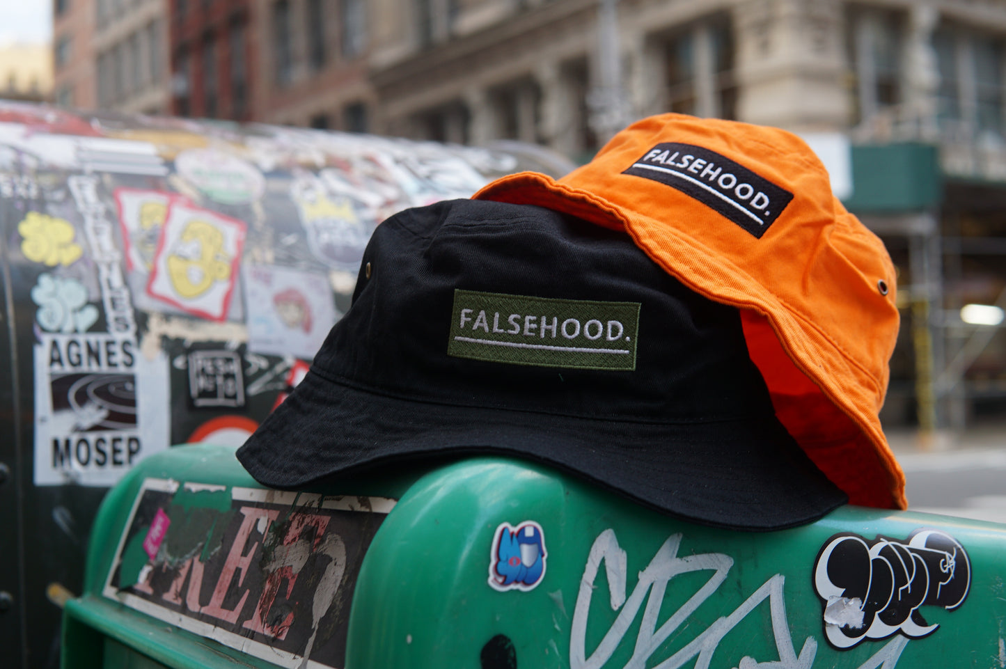 The Box Logo Bucket Hat - FALSEHOOD.