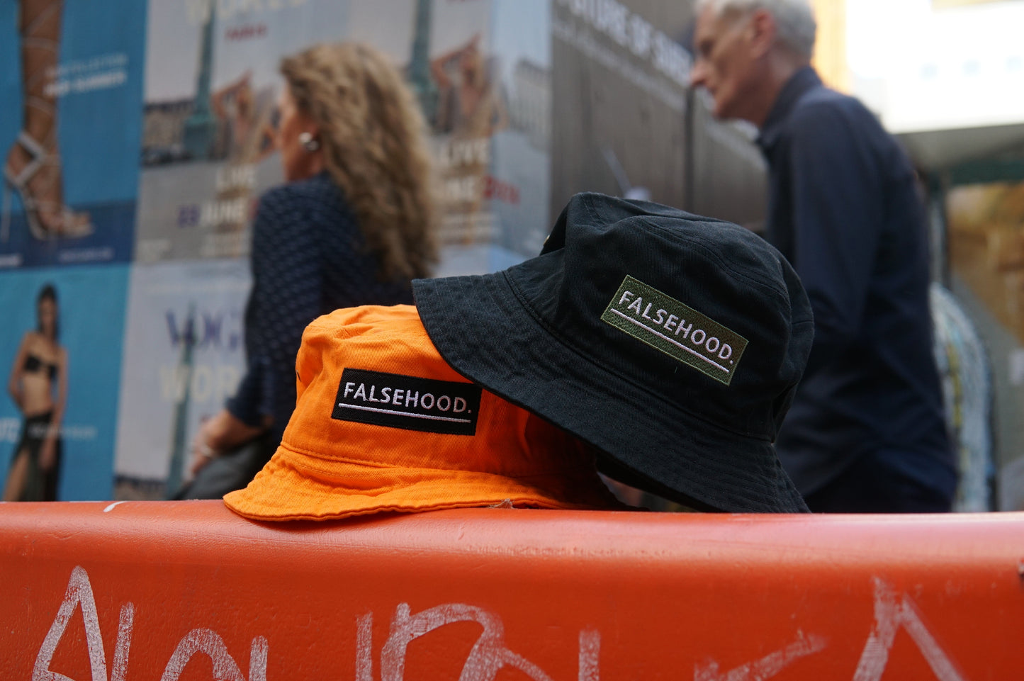 The Box Logo Bucket Hat - FALSEHOOD.