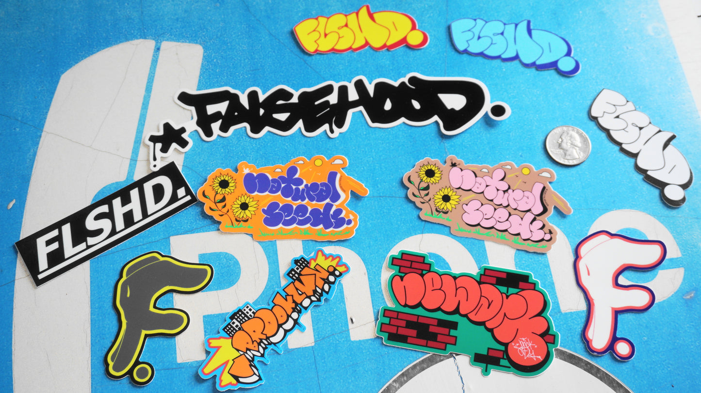 NATURAL SEEDS. Sticker Pack - FALSEHOOD.