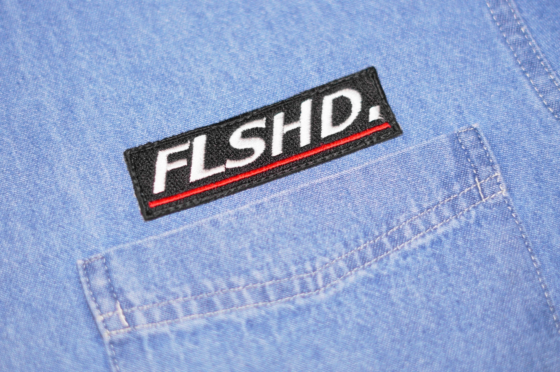 The Big TAG. Denim Shirt - FALSEHOOD.