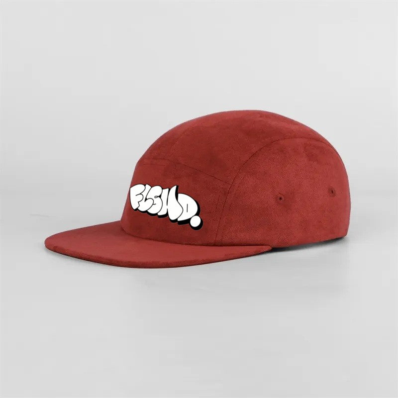 FLSHD. Throwie Suede Five-Panel Camper Cap