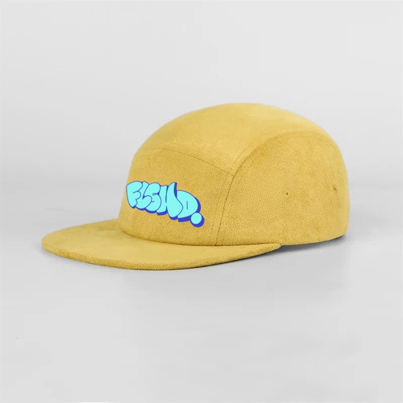 FLSHD. Throwie Suede Five-Panel Camper Cap
