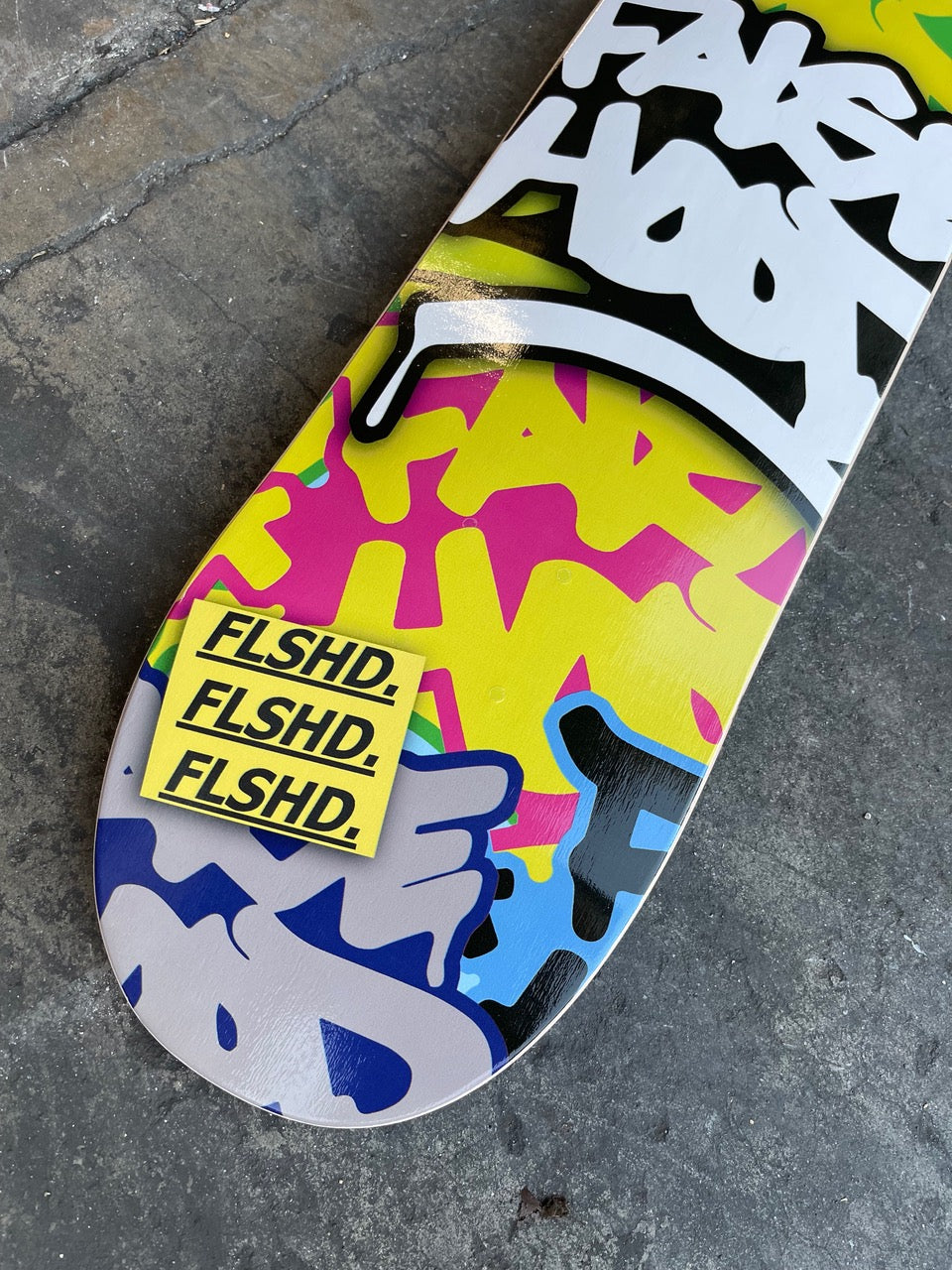 All Over Print Skateboard Deck - FALSEHOOD.