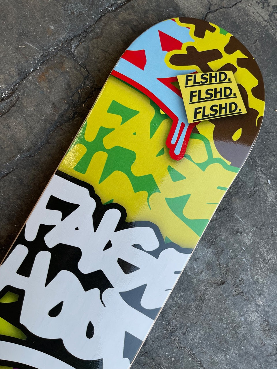 All Over Print Skateboard Deck - FALSEHOOD.