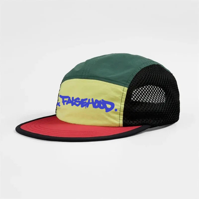 The Big TAG. Runner Mesh Five-Panel Cap - FALSEHOOD.
