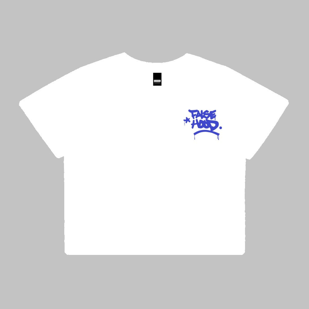 WMNS - The Big TAG. Heavy Crop-Top Tee - FALSEHOOD.