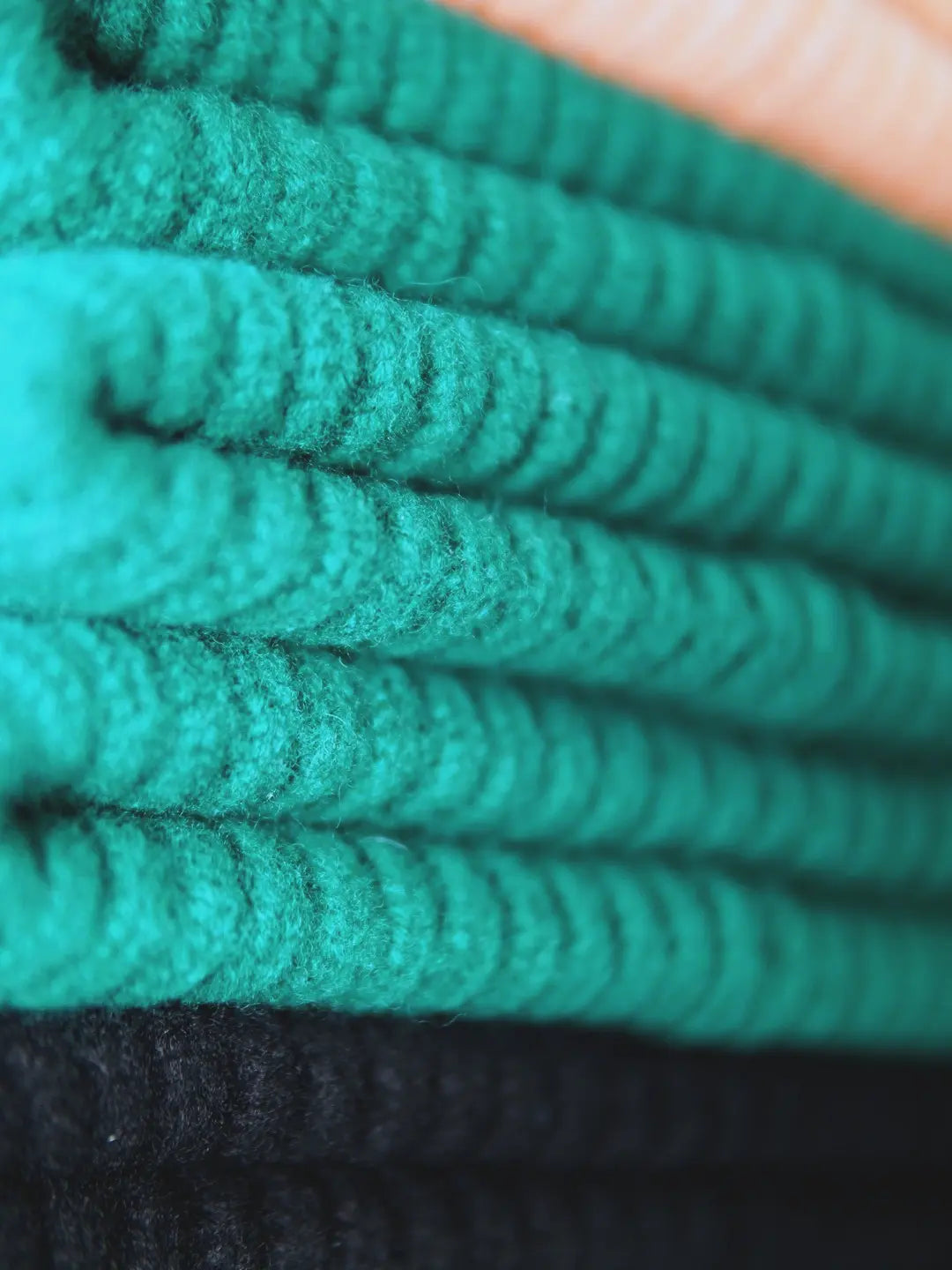 The Big TAG. Runner Merino Wool Beanie (High Cuff) - FALSEHOOD.