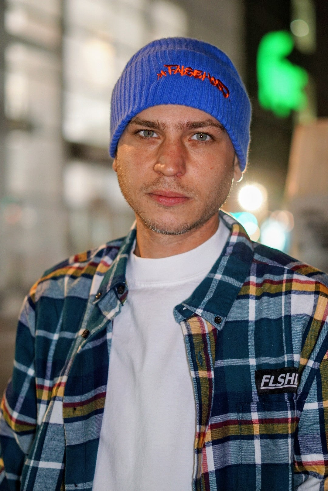 The Big TAG. Runner Merino Wool Beanie (Single Cuff) - FALSEHOOD.
