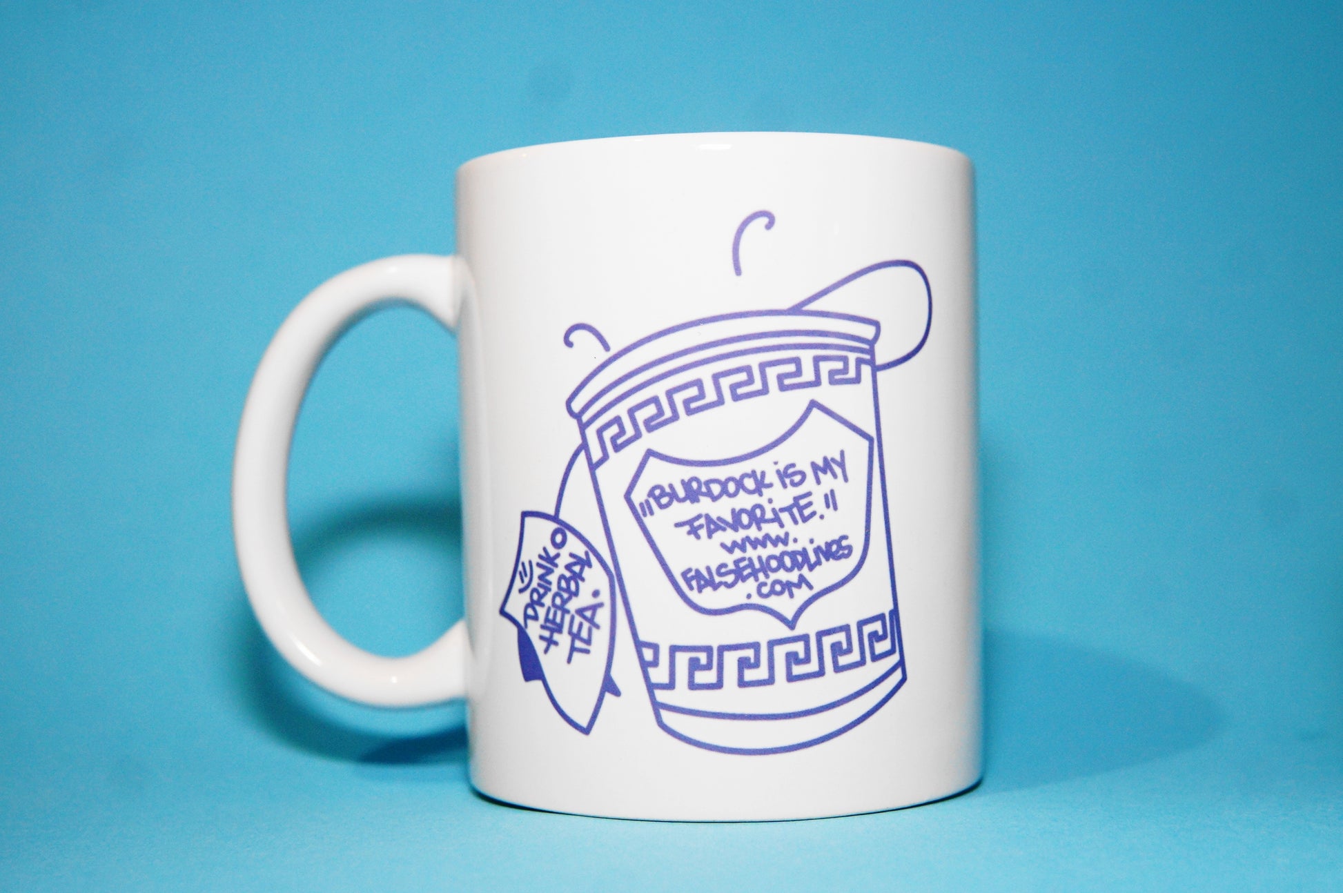 The TEA CUP. Mug - FALSEHOOD.