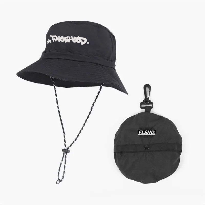 The Big TAG. Runner Waterproof Bucket Hat - FALSEHOOD.