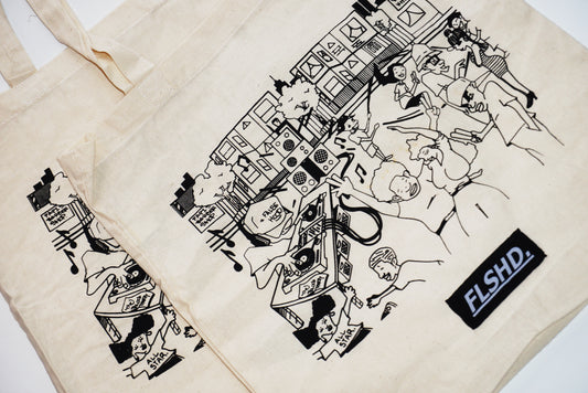 "The Block Party" Part II Tote Bag - FALSEHOOD.