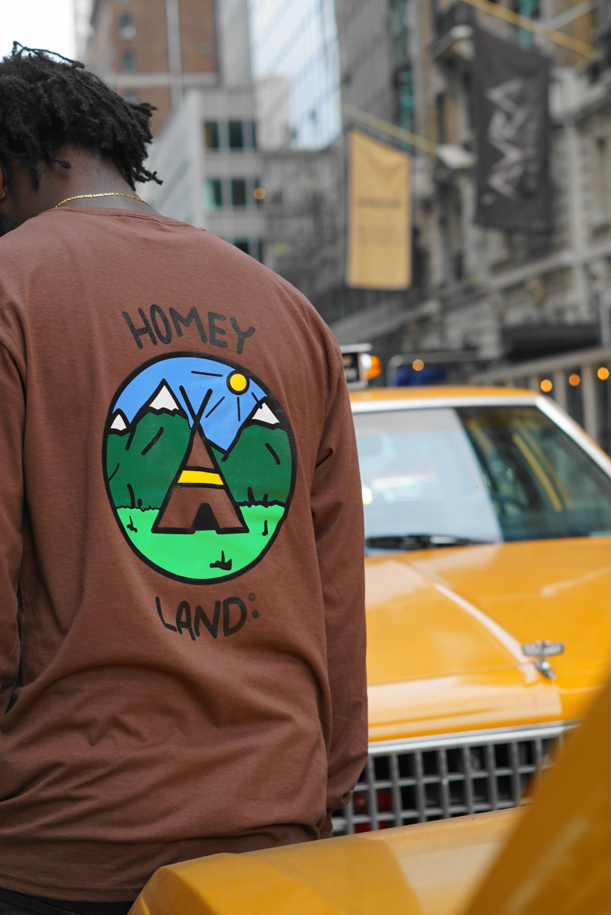 HOMEY LAND. ©️ Long Sleeve Tee - FALSEHOOD.