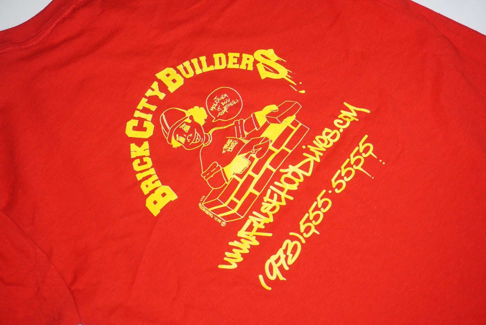 BRICK CITY BUILDERS Tee - FALSEHOOD.