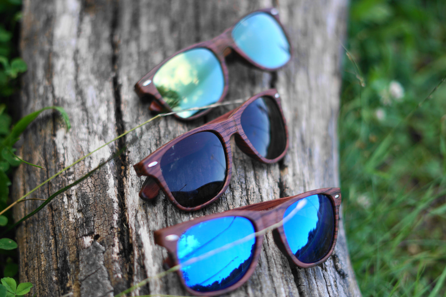 FLSHD. Walnut Wood Sunglasses