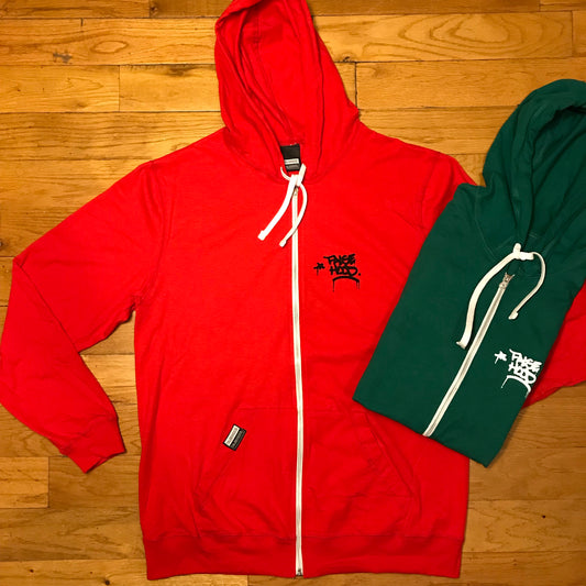 The Big TAG. Full-Zip Up Hoody - FALSEHOOD.