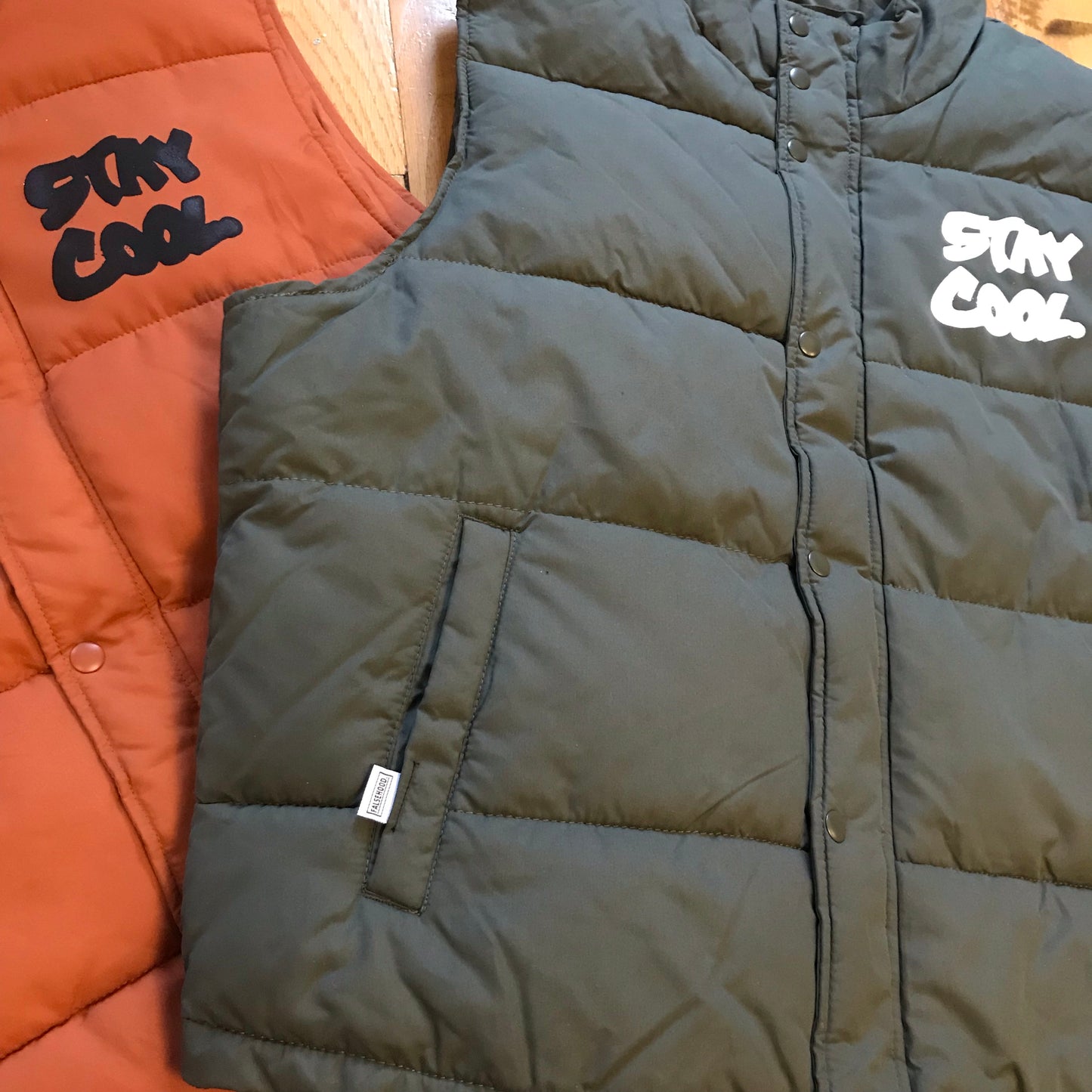 STAY COOL. Puffy Vest