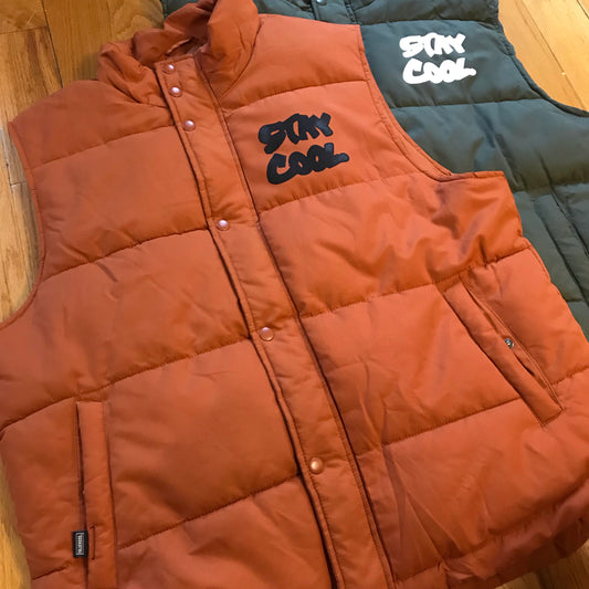 STAY COOL. Puffy Vest - FALSEHOOD.