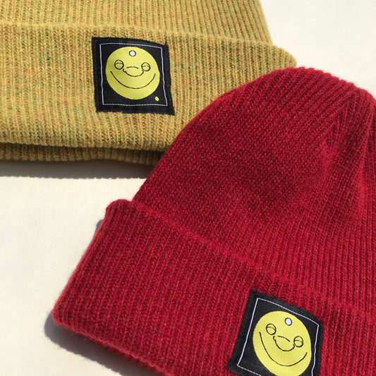 THIRD EYE SHARP. Merino Wool Beanie - FALSEHOOD.